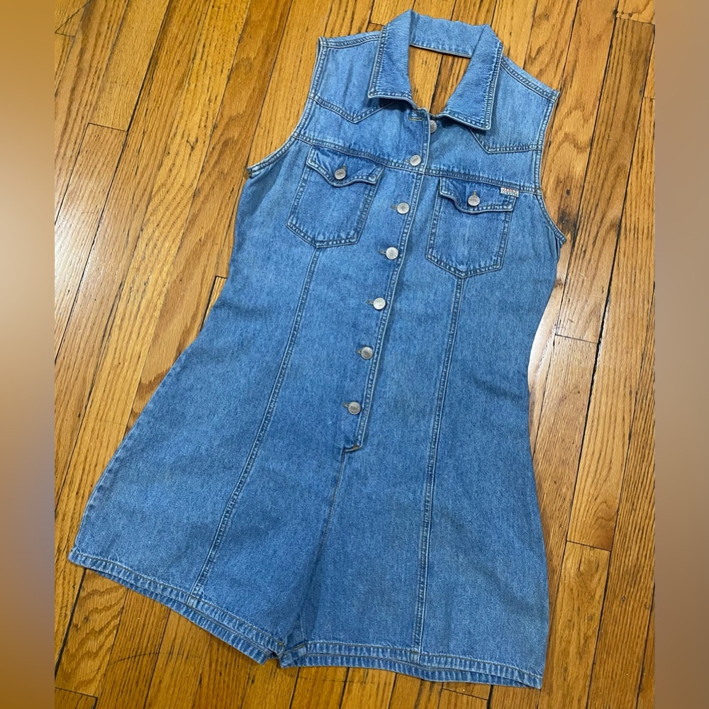 Vintage Revolt Jeans: Halter romper